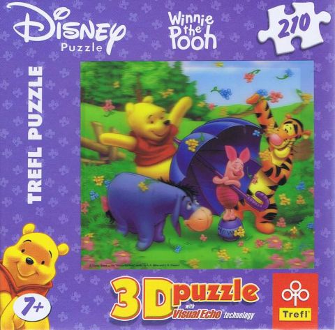 Winnie the Pooh, 3D, 210 brikker (1)